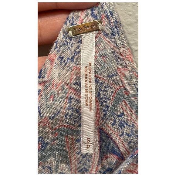 FREE PEOPLE Miles Away Side Embroidered Tank Top - Picture 5 of 6